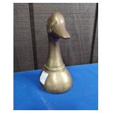 BRASS DUCK BOOK END APPROX 5.5'