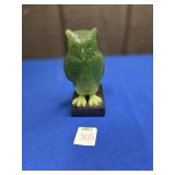 WONY ITALY JADE OWL APPROX 4.5'