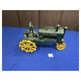 CAST IRON JOHN DEERE TRACTOR APPROX 10'