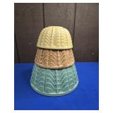 ROSEVILLE POTTERY (3) PC MIXING BOWL SET