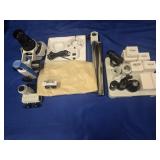 AMSCOPE TRI-SCOPE WITH AM SCOPE FLUORESCENT