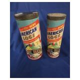(2) HAL SAM AMERICAN LOGS (BOTH SEEM FULL)