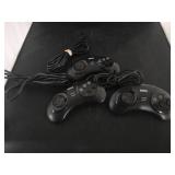 (3) SEGA GENESIS CONTROLLERS MODEL MK-1653