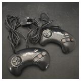 (2) SEGA GENESIS CONTROLLERS MODEL NO: 1650