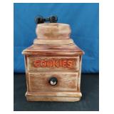 MCCOY USA COFFEE GRINDER COOKIE JAR APPROX 9'