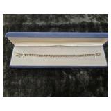 10K DIAMOND TENNIS BRACELET WITH LOCKING CLASP