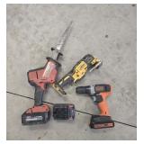 DEWALT OSCILATING TOOL, BLACK & DECKER 20V DRILL