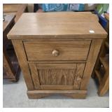 WOODEN STAND W/ DRAWER AND CABINET