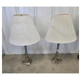 (PAIR) PORTABLE ACCENT LAMPS APPROX 23'