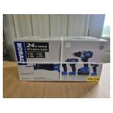 (UNOPENED) KOBALT 4 TOOL COMBO KIT