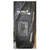 (NEW/UNOPENED INFLATABLE BOAT/RAFT WITH FIN, OARS,