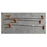 (3) JORGENSEN #3736 WOOD CLAMPS