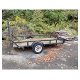 2005 5' X 10' UTILITY TRAILER WITH METAL GATE