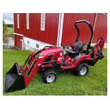 MAHINDRA EMAX HST 20S W/ 3 HOURS, 23B BUCKET &