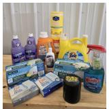 HOUSEHOLD CLEANING SUPPLIES AND LAUNDRY DETERGENT