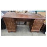 WOODEN COMPUTER DESK APPROX 59.5' X 23.5' X 29'