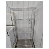 SEVILLE CLASSICS METAL RACKING ON WHEELS