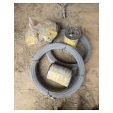 ELECTRIC FENCE, HORSE WIRE, INSULATORS