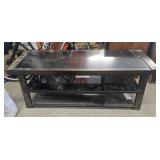 TEMPERED GLASS MEDIA STAND
