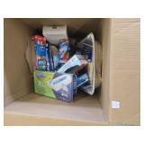 FOOD VACUUM BAGS, ZIPLOCKS, SWIFFER XL, DRAWER