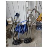 OUTDOOR HOSE WITH PUSH CART