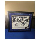 SIGNED TONY DORSETT 76 HEISMAN PITT PANTHERS FRAME