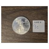 ONE TROY OUNCE SILVER .999
