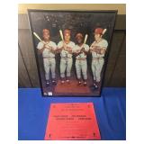 FRAMED & SIGNED CINNCINATI REDS PICTURE: PETE ROSE