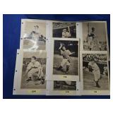 (7) VINTAGE FASCIMILIE MLB BASEBALL PICTURES