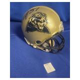 PITT PANTHERS SIGNED MINI RIDDELL FOOTBALL HELMET