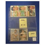 1956 MLB TOPPS TRADING CARDS
