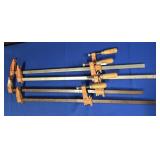 (4) JORGENSEN WOOD/BAR CLAMPS