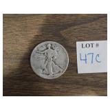 1945 WALKING LIBERTY HALF DOLLAR