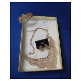 MATCHING EARRINGS, BRACELET & NECKLACE SET