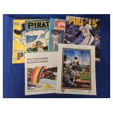 VINTAGE PITTSBURGH PIRATE BIG LEAGUE BOOKS, 1977