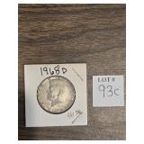 1968-D KENNEDY HALF DOLLAR