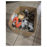 LARGE VARIETY OF METAL NUMBERS AND LETTERS 7.5"