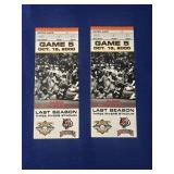 2000 (2) GAME 5 OCT 15, 2000 LAST SEASON AT THREE
