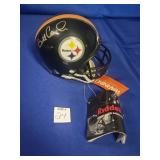 SIGNED BILL COWHER & MARK BRUENER #87 MINI