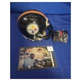JOE GREEN HOF SIGNED MINI RIDDELL STEELERS HELMET