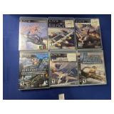 (6) PLAYSTATION 3 GAMES: AIR CONFLICTS, JASF,