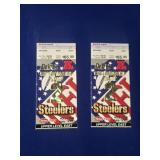 (2) AFC A CHAMPIONSHIP GAME 2 TICKET STUBS