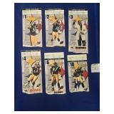 (6) PITTSBURGH STEELERS ASSORTED GAME TICKET STUBS