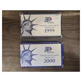 1999 & 2000 UNITED STATES MINT PROOF SETS