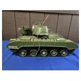 DELUXE READING TIGER JOE MOTORIZED ARMY TOY TANK
