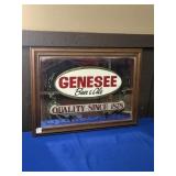 (RED) GENESEE BEER & ALE MIRRORED PICTURE