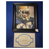 SIGNED CURTIS MARTIN PITT PANTHERS PICTURE