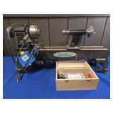 EXCELSIOR WOOD LATHE MODEL MC1018 W/ACCESSORIES