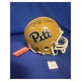SIGNED MINI RIDDELL FOOTBALL HELMET PITT PANTHERS