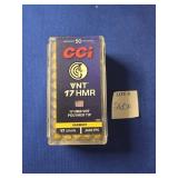 (UNOPENED/FULL) CCI 17 HMR SHELLS